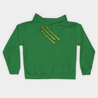 Green Asparagus Kids Hoodie